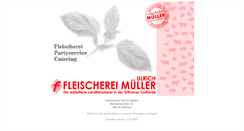 Desktop Screenshot of fleischerei-mueller.de